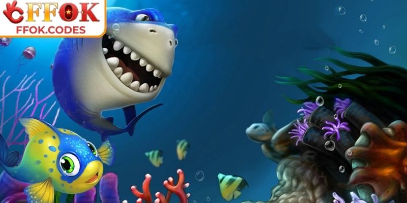 Đánh Cá Vui Vẻ FFOK – Cuộc Săn Cá Rực Lửa Giữa Đại Dương 3 Kho vật phẩm giúp tăng sức mạnh săn thưởng