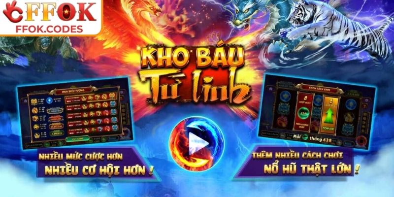 Kho Báu Tứ Linh FFOK - Giải Mã Bí Ẩn Long Lân Quy Phụng 2 Cơ chế hoạt động và các biểu tượng đặc biệt