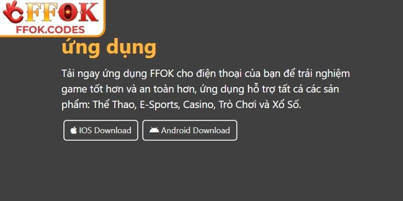 Hướng dẫn tải app FFOK dành cho Android